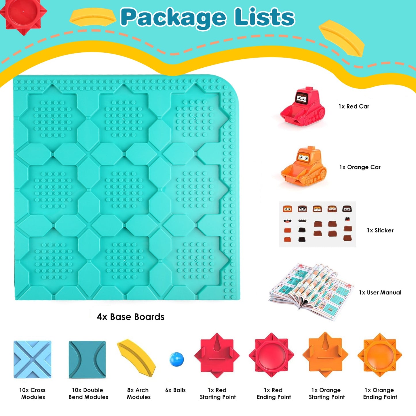 Montessori Road Builder Puzzle Toy for Kids