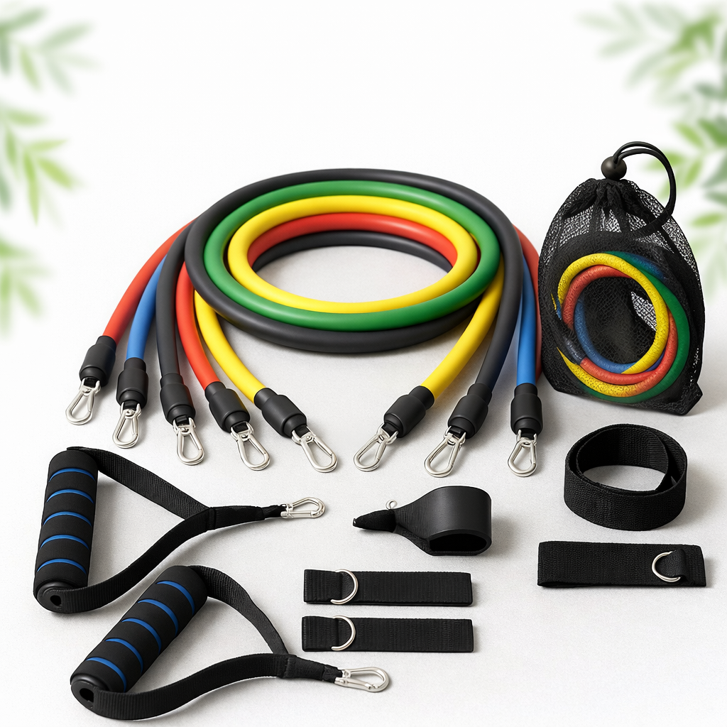 11-Piece Resistance Band Workout Set