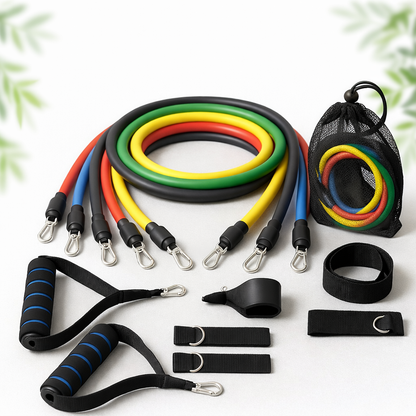11-Piece Resistance Band Workout Set