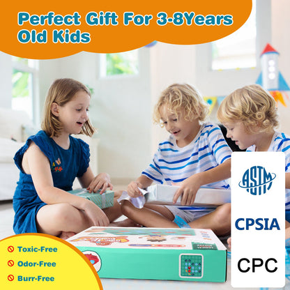 Montessori Road Builder Puzzle Toy for Kids