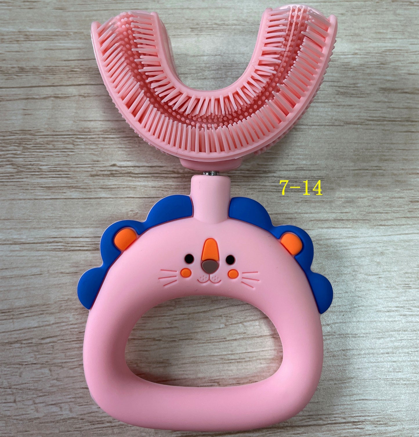 Kids U-Shaped Silicone Toothbrush for Toddlers & Children